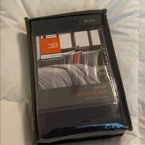 Studio 3B Asher Euro Sham in Dark Navy